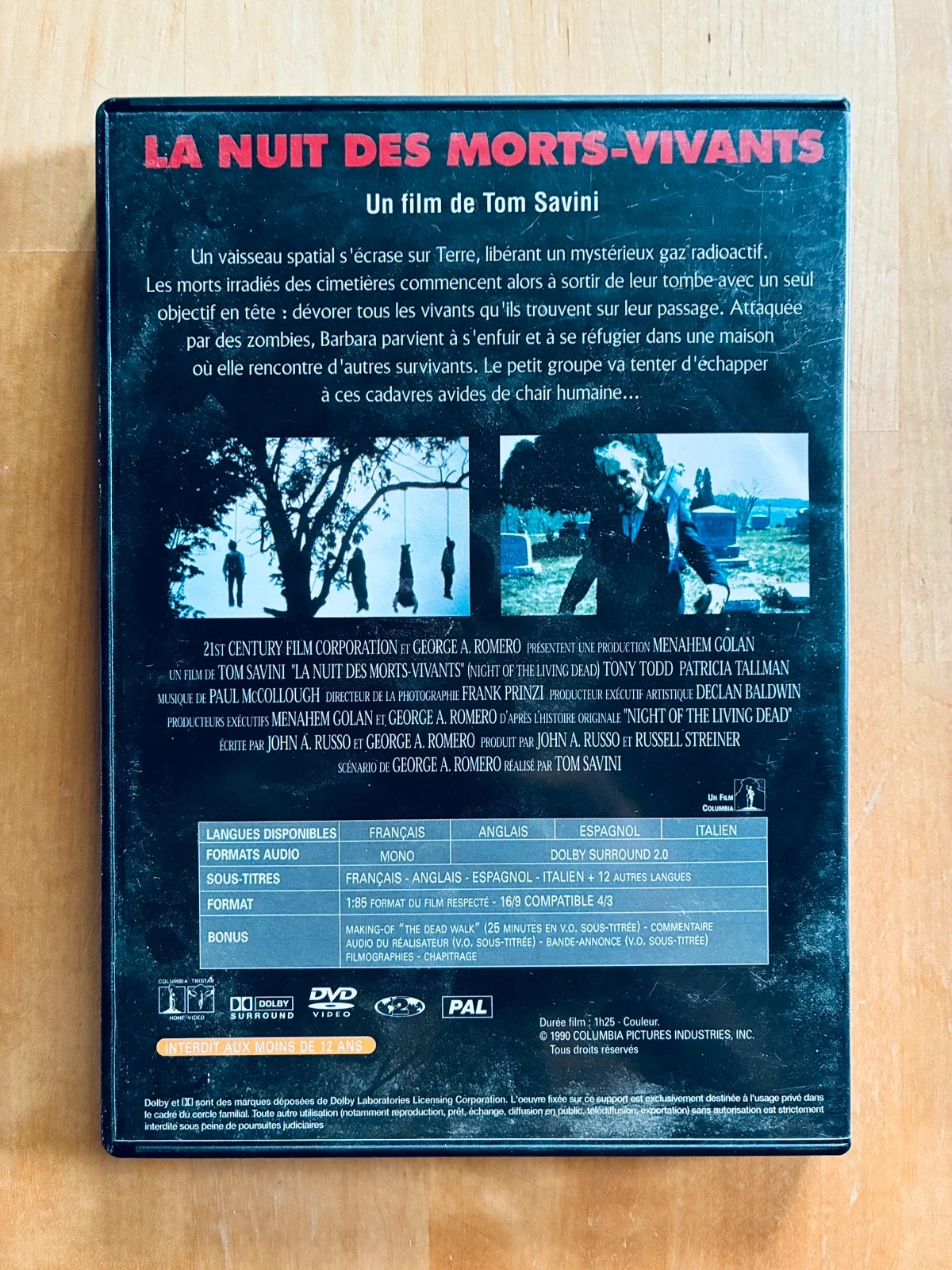 DVD La noche de los muertos vivientes remake de Tom Savini. – photo 3